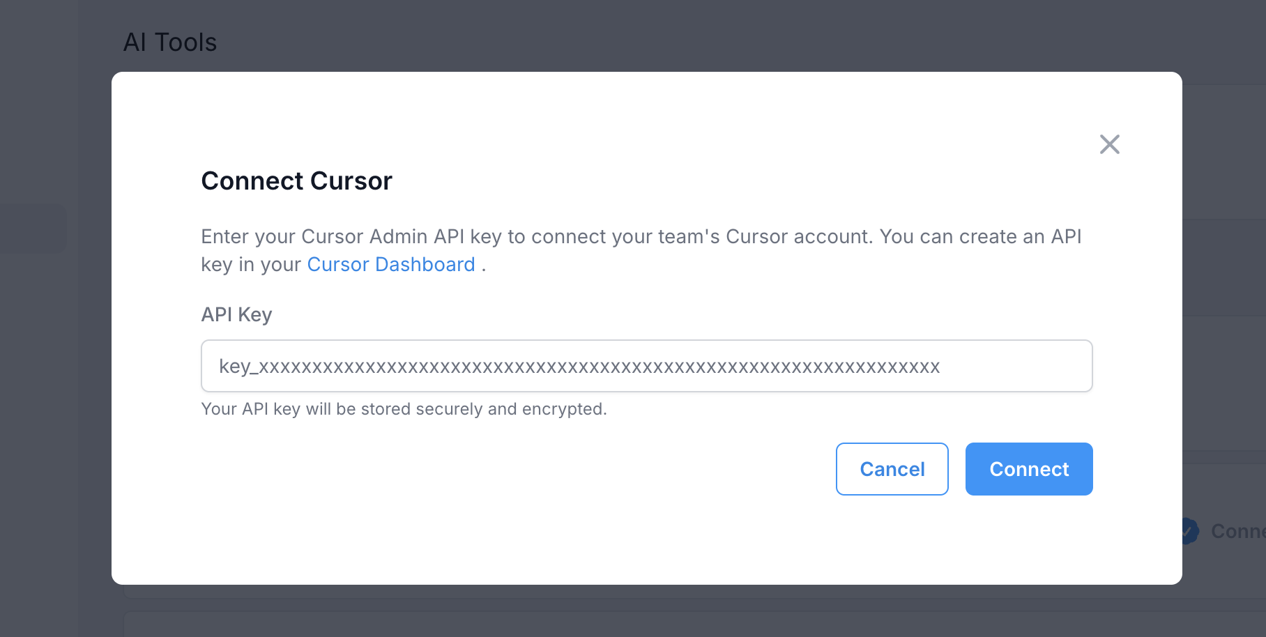 Connect Cursor