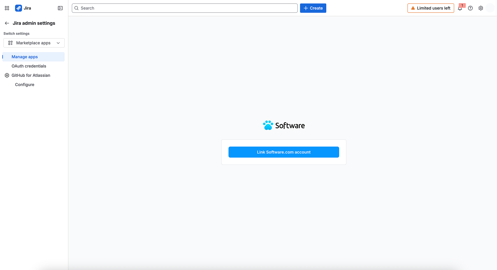Link account step